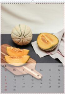 Fotokalender 2023: Melonencover