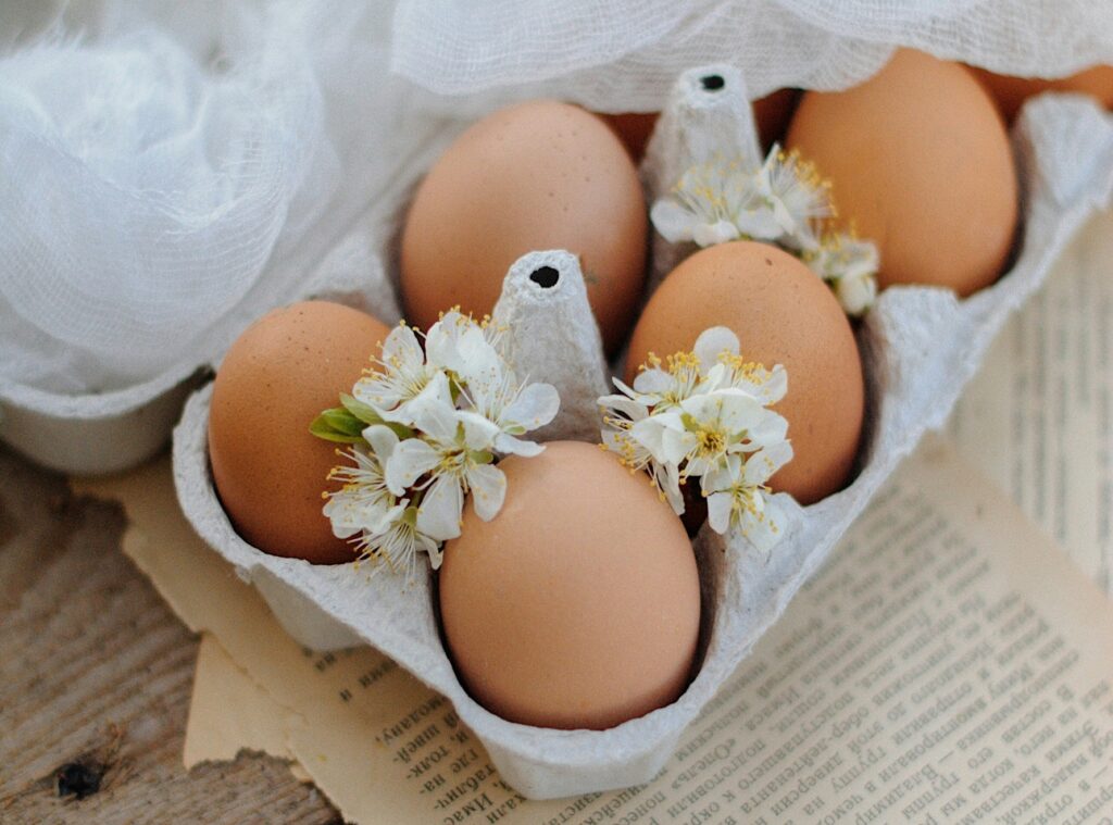 Minimalistische Osterdeko