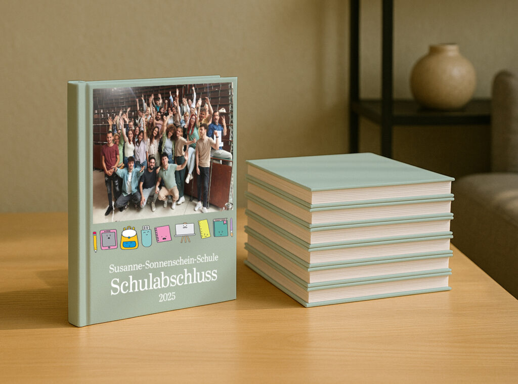 Abschlussbuch gestalten & planen
