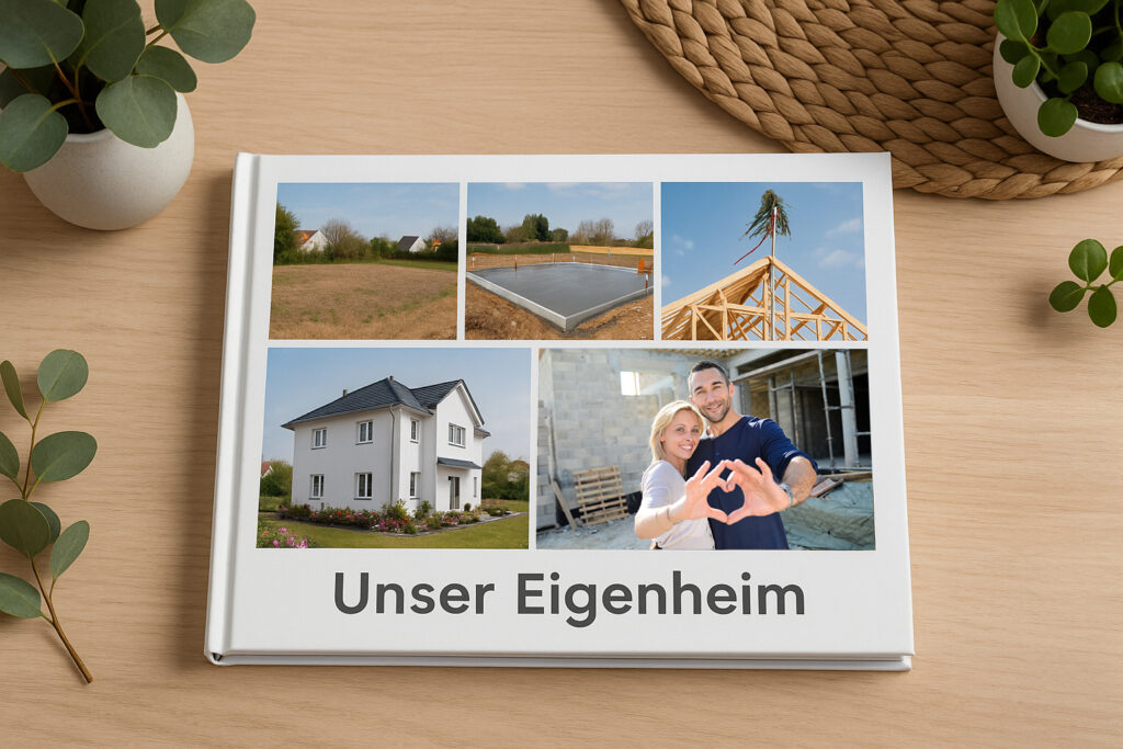 Fotobuch vom Hausbau gestalten