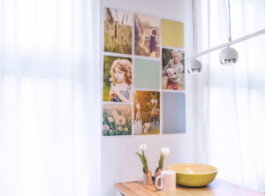 Wandbilder für kleine Räume: Foto-Magnetwand