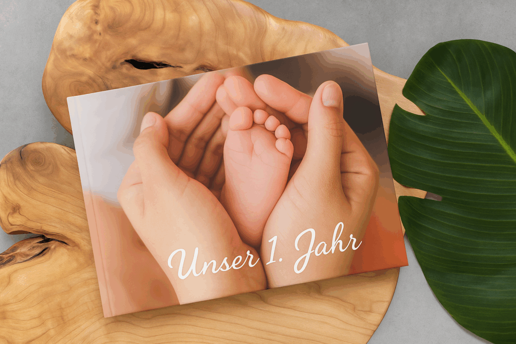 Baby Fotoalbum gestalten easy: Mit einem schönen Fotobuch.