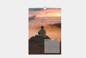 Foto-Wandkalender als Achtsamkeitskalender